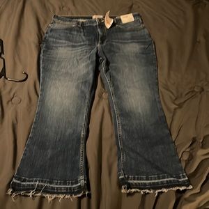 Brand new with tags wrangler high rise kick flare jeans size 18W